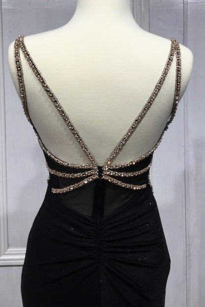 The Mylah Butterfly Beaded Fitted Gown