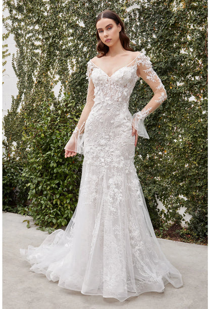 The Gisselle Long Sleeve MicroWedding Gown